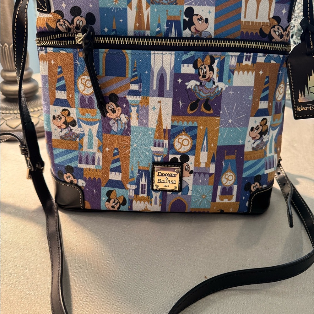 Dooney & Bourke Disney Themed Blue and Black Women's Bag